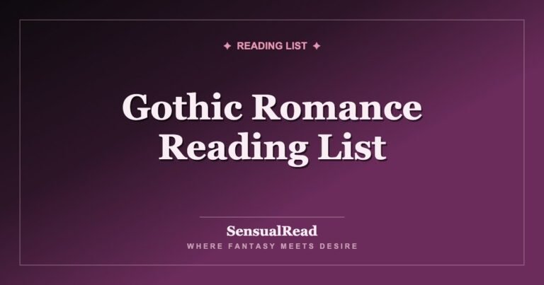 Gothic Romance Reading List — SensualRead