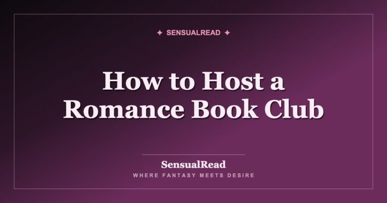 How to Host a Romance Book Club — SensualRead