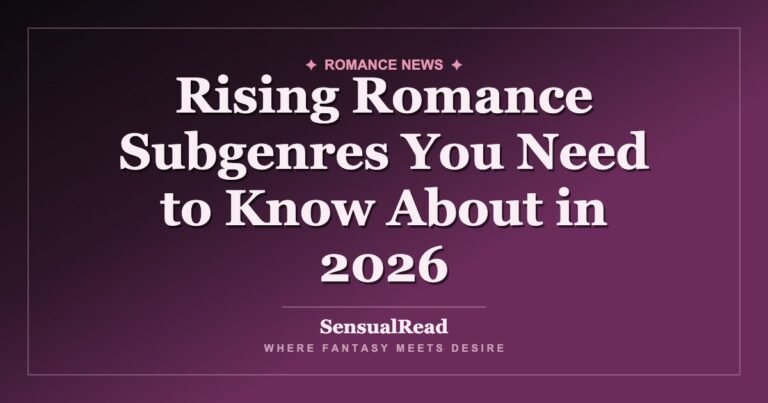 Rising Romance Subgenres You Need to Know About in 2026 — SensualRead
