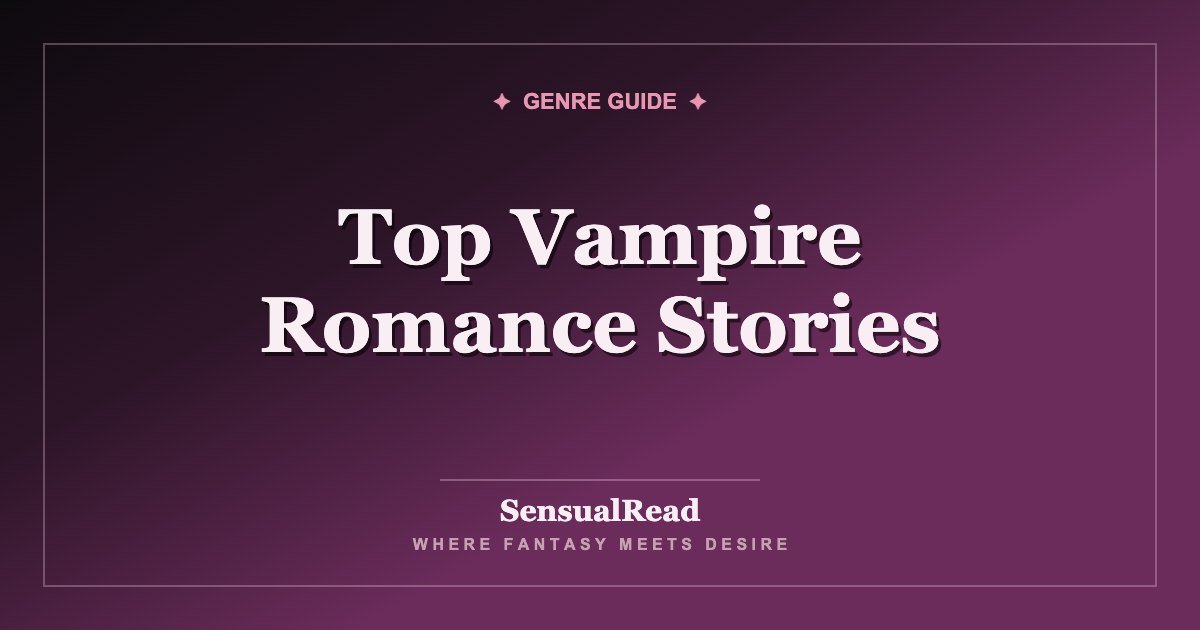 Top Vampire Romance Stories — SensualRead