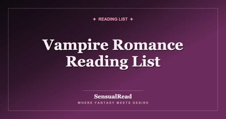 Vampire Romance Reading List — SensualRead